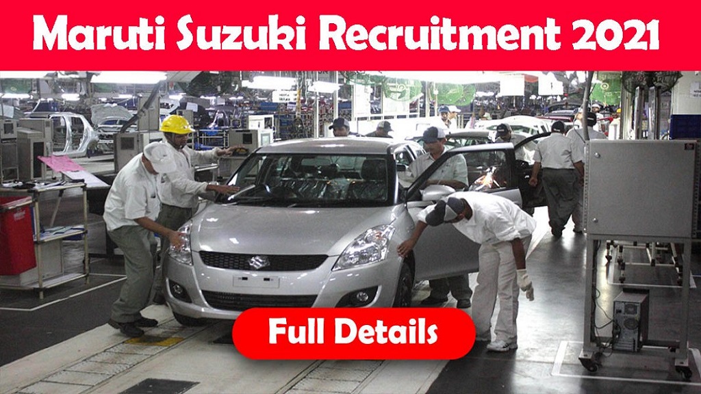 Maruti Suzuki Gurugram TW Recruitment