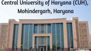 Central University Haryana Vacancy