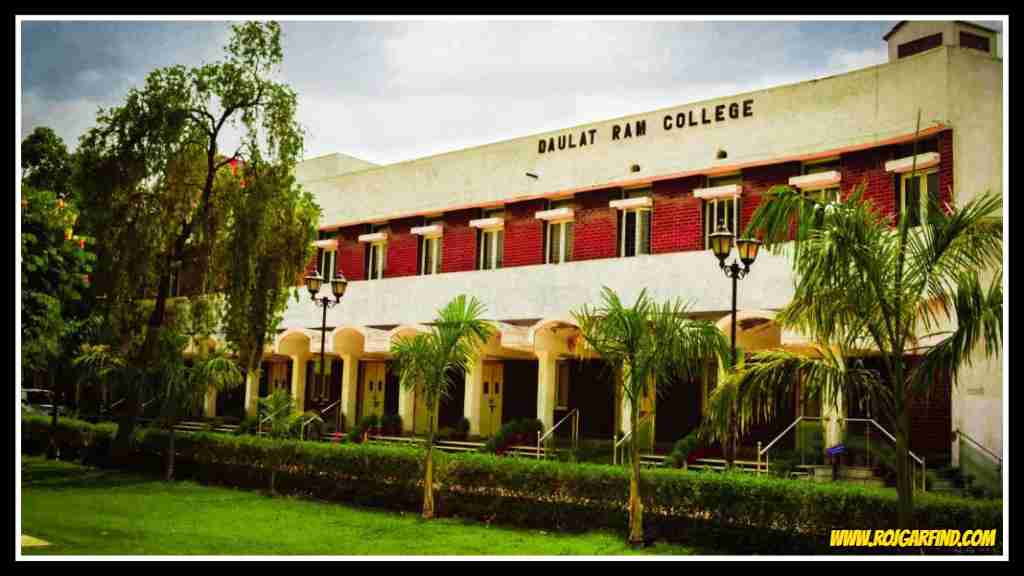 Daulat Ram College Teaching Vacancy