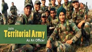 Territorial Army Officer Vacancy